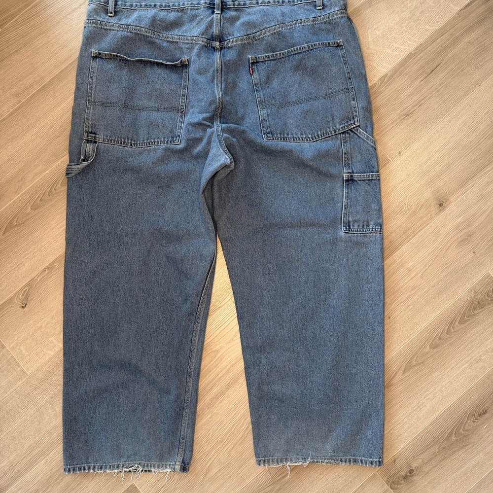 Vintage Levi’s Carpenter Jeans W46 L30 Y2K Workwear Denim – Made in Hong Kong